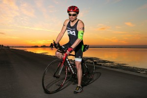 Andrew Schacter Biking Sunrise over Courtney Campbell